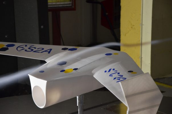 1er test en soufflerie pour MIST